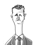 Caricature Bachar El Assad